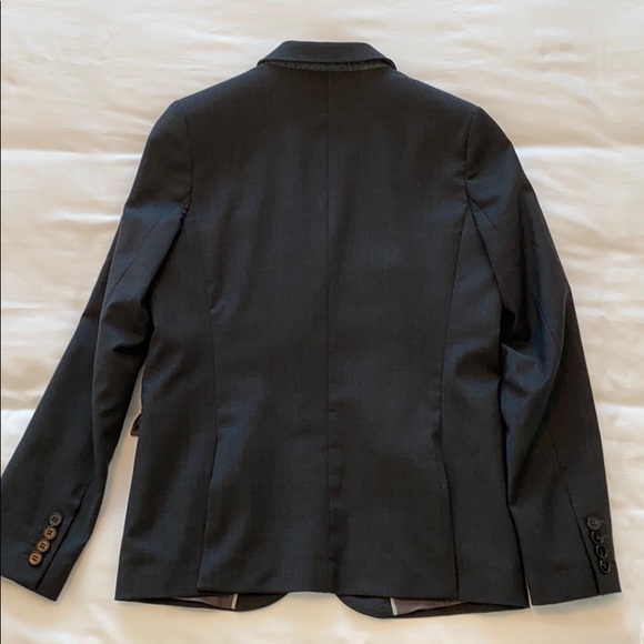 Zara Kids Suit Jacket Dark Gray Boys 13/14 - Picture 3 of 9